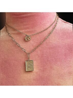 Claire's Zodiac (Cancer) Choker Necklace